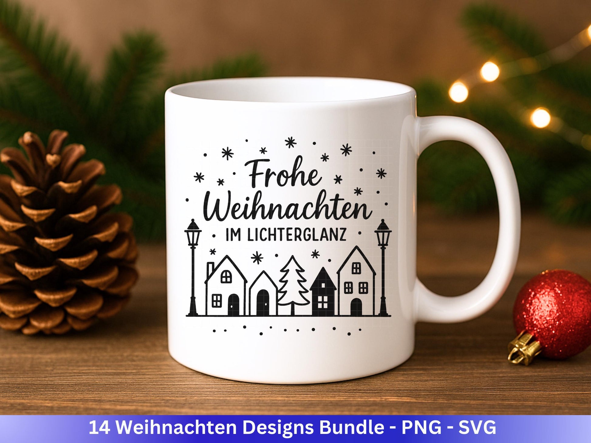 Plotterdatei Weihnachten Svg – Deutsche Sprüche Svg – Winter SVG – Laserdatei Weihnachten – Cricut Silhouette - Svg Datei Home - Frohes Fest