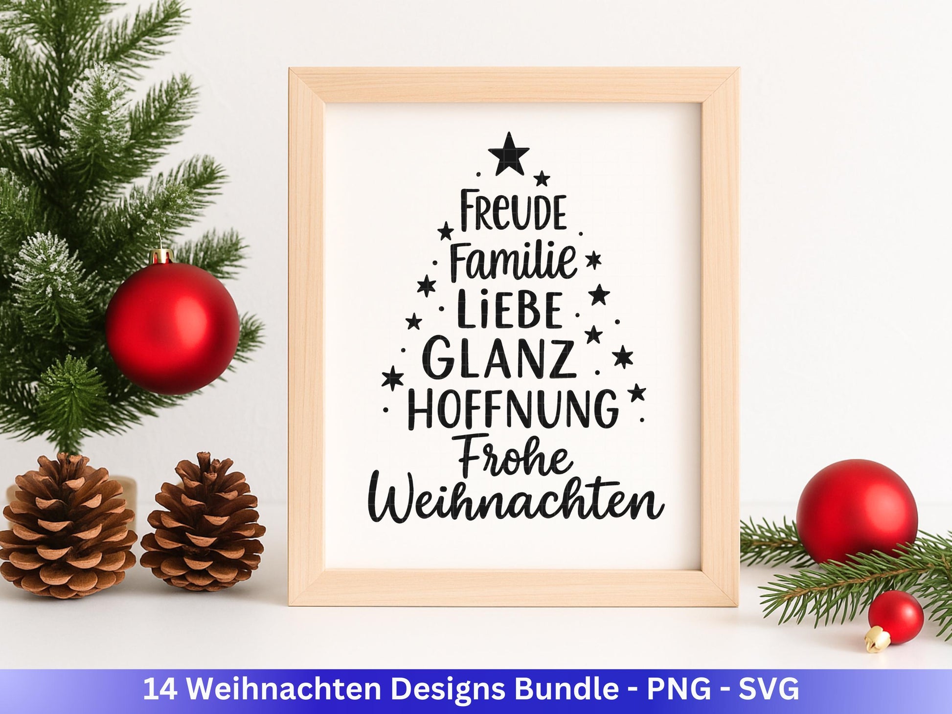 Plotterdatei Weihnachten Svg – Deutsche Sprüche Svg – Winter SVG – Laserdatei Weihnachten – Cricut Silhouette - Svg Datei Home - Frohes Fest