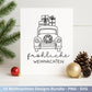 Plotterdatei Weihnachten Svg – Deutsche Sprüche Svg – Winter SVG – Laserdatei Weihnachten – Cricut Silhouette - Svg Datei Home - Frohes Fest
