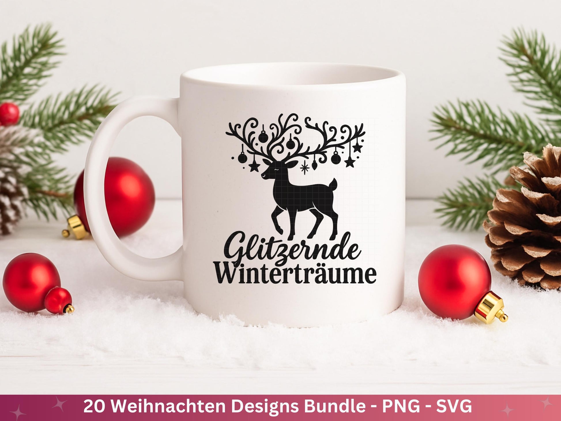 Plotterdatei Weihnachten Svg - Plotterdatei Sprüche - Schriftzüge Weihnachten deutsch - Laserdatei Weihnachten - Cricut Weihnachtsgeschenk