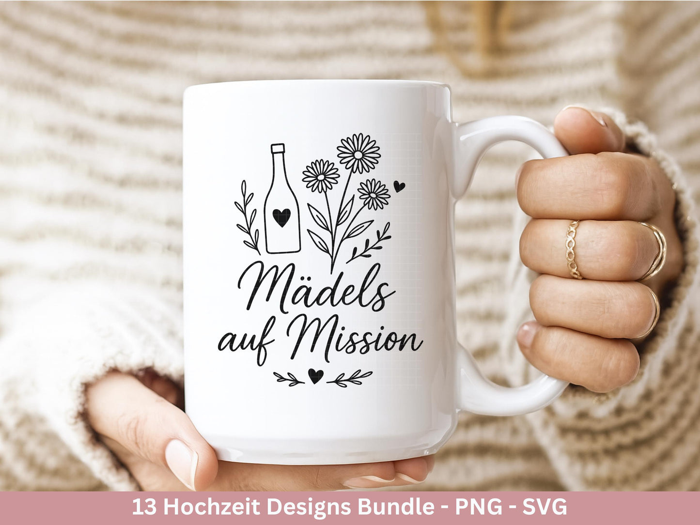 Plotterdatei Braut SVG Bundle - Hochzeit Party - Brautjungfer - JGA - Verlobungsfeier- Braut Shirts - Hochzeit Svg - Hochzeitsgeschenk