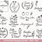 Plotterdatei Braut SVG Bundle - Hochzeit Party - Brautjungfer - JGA - Verlobungsfeier- Braut Shirts - Hochzeit Svg - Hochzeitsgeschenk