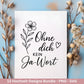 Plotterdatei Braut SVG Bundle - Hochzeit Party - Brautjungfer - JGA - Verlobungsfeier- Braut Shirts - Hochzeit Svg - Hochzeitsgeschenk