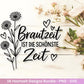 Plotterdatei Braut SVG Bundle - Hochzeit Party - Brautjungfer - JGA - Verlobungsfeier- Braut Shirts - Hochzeit Svg - Hochzeitsgeschenk