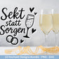 Plotterdatei Braut SVG Bundle - Hochzeit Party - Brautjungfer - JGA - Verlobungsfeier- Braut Shirts - Hochzeit Svg - Sekt Svg Datei Geschenk