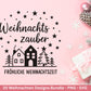 Plotterdatei Weihnachten Svg , Weihnachtshäuser Svg - Weihnachten Laserdatei - Home Svg - Cricut Svg - Winter Svg deutsch - Weihnachtsdeko