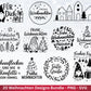 Plotterdatei Weihnachten Svg – Deutsche Schriftzüge – Winter SVG – Wichtel Laserdatei Weihnachten – Cricut Silhouette Svg Datei Wichtel Svg