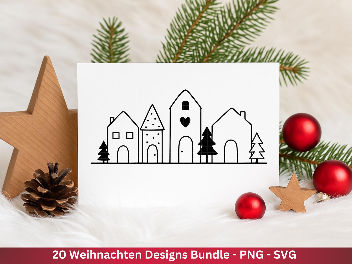 Plotterdatei Weihnachten Svg – Deutsche Schriftzüge – Winter SVG – Wichtel Laserdatei Weihnachten – Cricut Silhouette Svg Datei Wichtel Svg