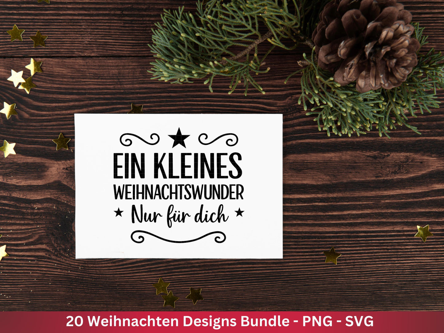 Plotterdatei Weihnachten Svg – Deutsche Schriftzüge – Winter SVG – Wichtel Laserdatei Weihnachten – Cricut Silhouette Svg Datei Wichtel Svg
