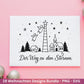Plotterdatei Weihnachten Svg – Deutsche Sprüche Svg – Winter SVG – Laserdatei Weihnachten – Cricut Silhouette - Svg Datei Home - Frohes Fest