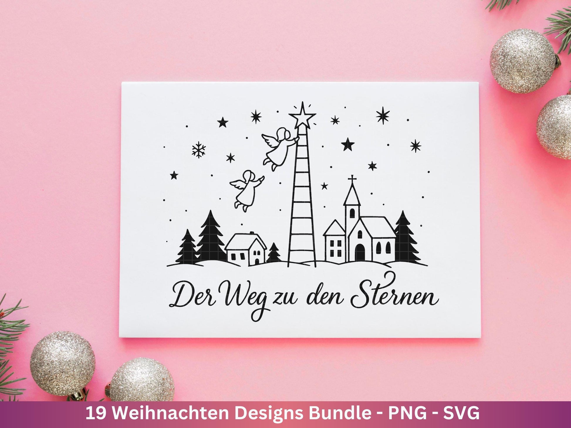 Plotterdatei Weihnachten Svg – Deutsche Sprüche Svg – Winter SVG – Laserdatei Weihnachten – Cricut Silhouette - Svg Datei Home - Frohes Fest