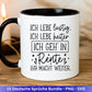Deutsche Sprüche SVG Plotterdatei – Lustiges Bundle für Cricut & Silhouette – Lama Einhorn Kaffee Rente – Shirt Tasse Geschenkidee