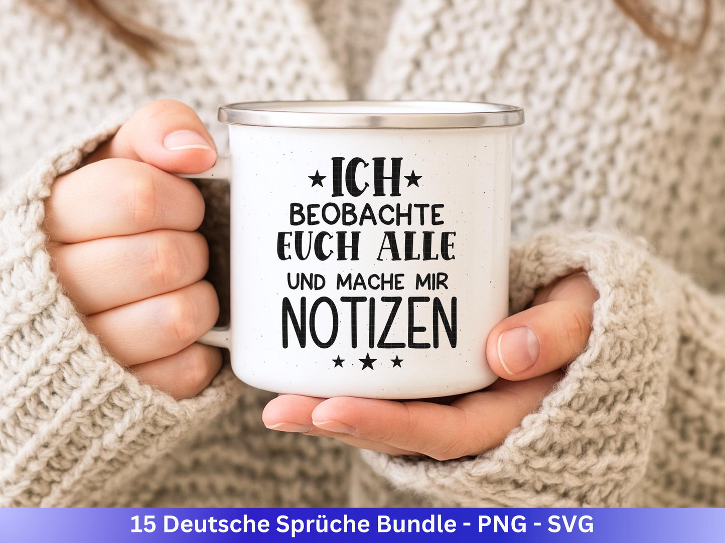 Deutsche Sprüche SVG Plotterdatei – Lustiges Bundle für Cricut & Silhouette – Lama Einhorn Kaffee Rente – Shirt Tasse Geschenkidee