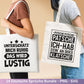 Deutsche Sprüche SVG Plotterdatei – Lustiges & sarkastisches Bundle für Cricut/Silhouette Laserdatei – Tassen Shirts Beutel Geschenkidee DIY