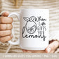 Plotterdatei Lemon SVG – Zitrone Spruch When Life Gives You Lemons – Lustige SVG für T-Shirt, Beutel, Tasse – Cricut Silhouette Laserdatei