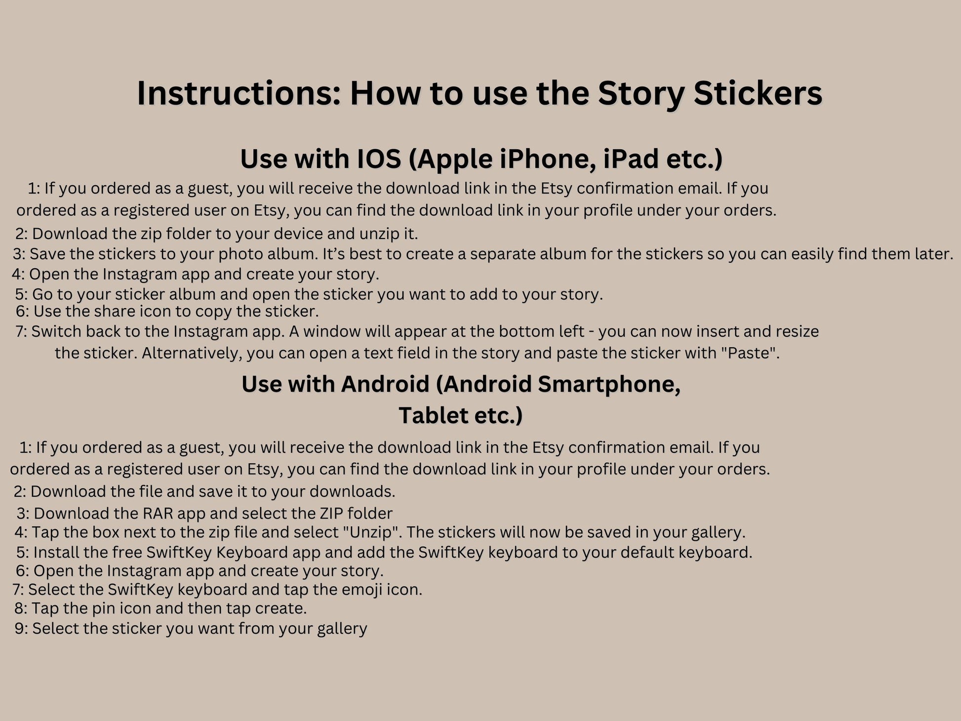 160 Instagram Story Sticker – Deutsch | Alltag | Kaffee | Humor | Home | Storysticker Daily | Basic | Kalligraphie | Guten Morgen | Sprüche