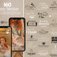 160 Instagram Story Sticker – Deutsch | Alltag | Kaffee | Humor | Home | Storysticker Daily | Basic | Kalligraphie | Guten Morgen | Sprüche