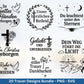 Plotterdatei Trauer - Abschied Svg - Kerzen Sprüche Trauer - Grablichter Sprüche deutsch - Du fehlst svg - Trostlicht svg - Abschied nehmen