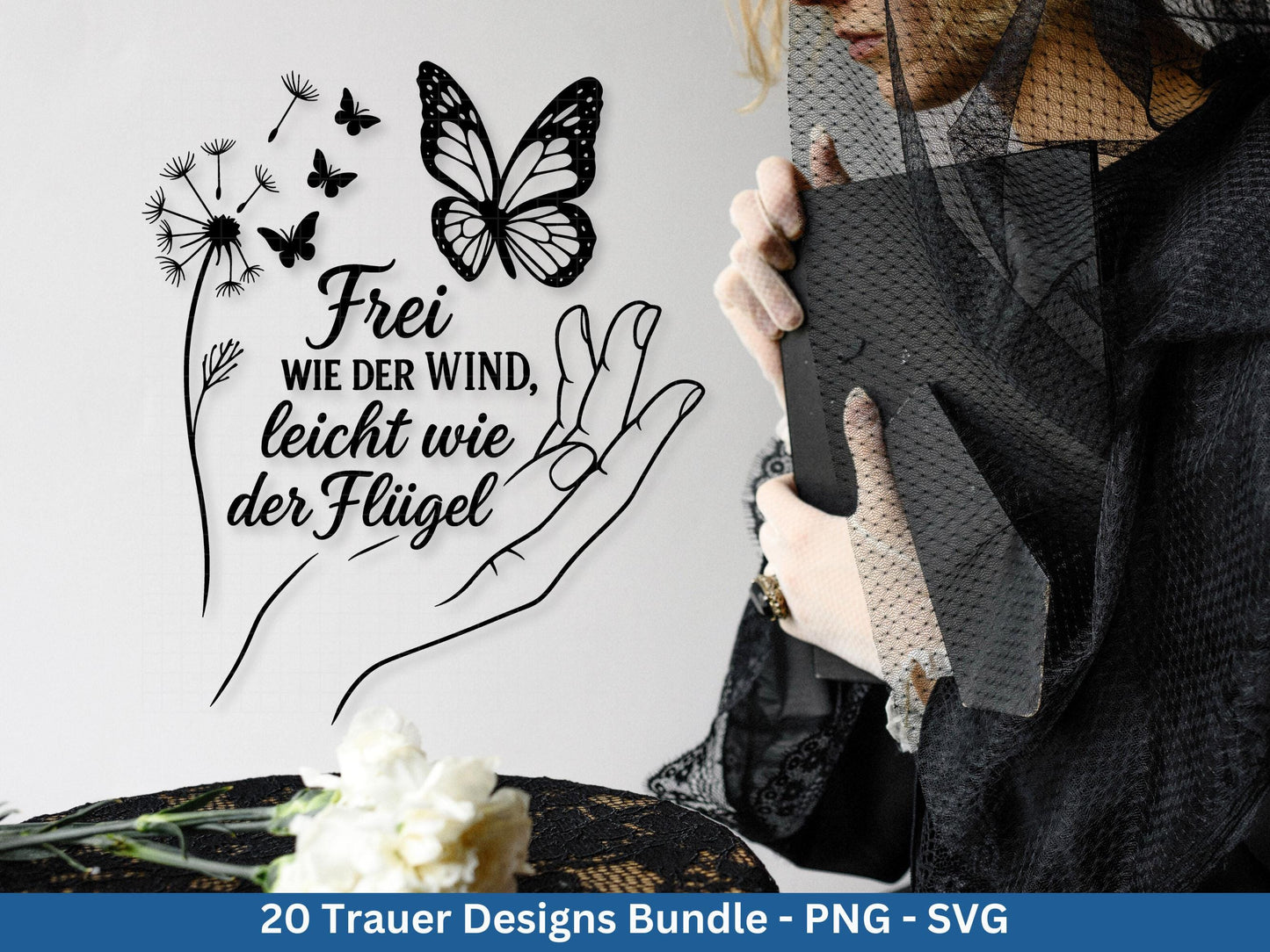 Plotterdatei Trauer - Abschied Svg - Kerzen Sprüche Trauer - Grablichter Sprüche deutsch - Du fehlst svg - Trostlicht svg - Abschied nehmen
