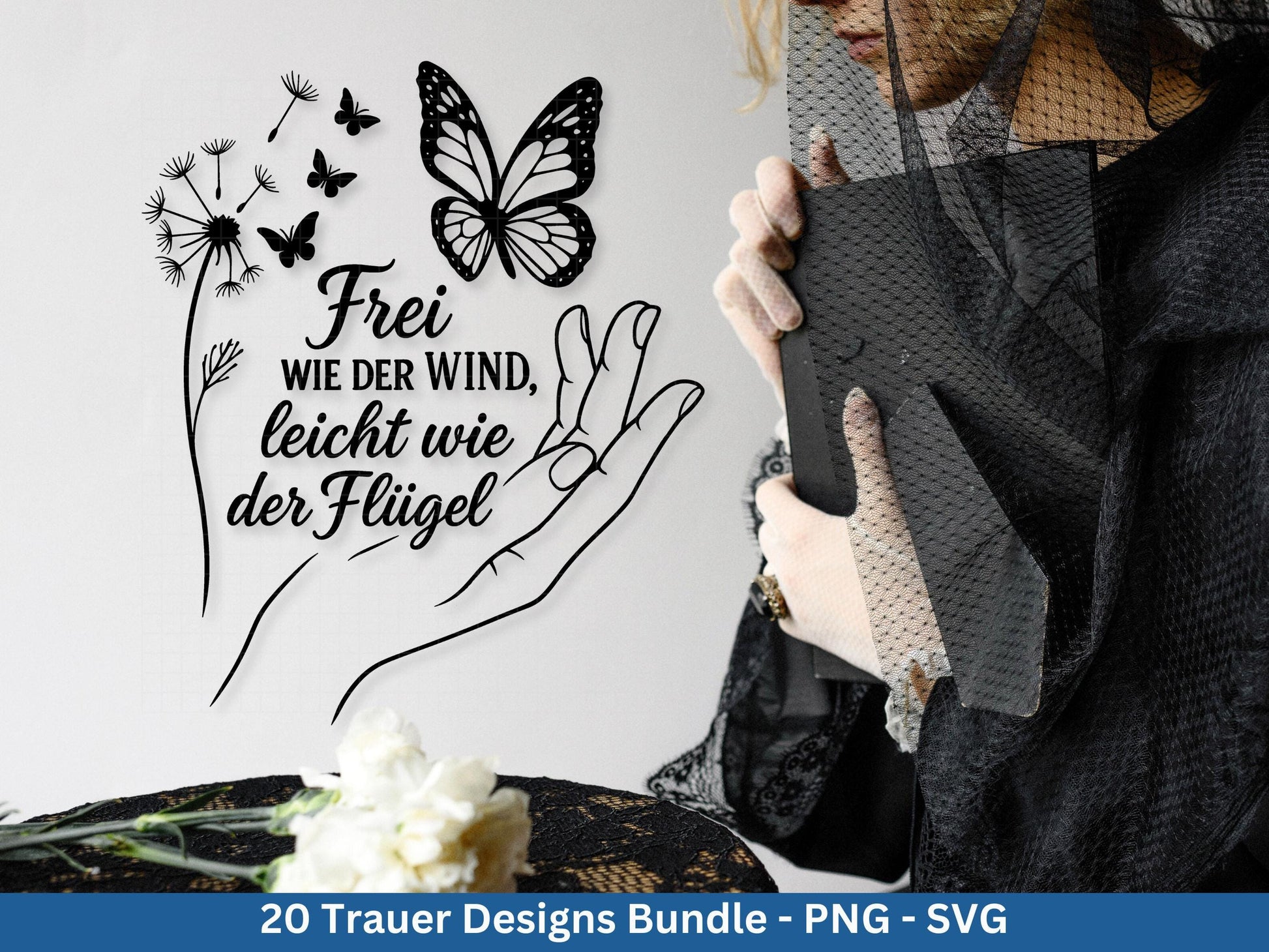 Plotterdatei Trauer - Abschied Svg - Kerzen Sprüche Trauer - Grablichter Sprüche deutsch - Du fehlst svg - Trostlicht svg - Abschied nehmen
