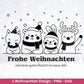 Plotterdatei Weihnachten - Plotterdatei Sprüche - Schriftzüge Weihnachten deutsch - Weihnachten svg - Laserdatei Weihnachten - Cricut