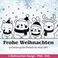 Plotterdatei Weihnachten - Plotterdatei Sprüche - Schriftzüge Weihnachten deutsch - Weihnachten svg - Laserdatei Weihnachten - Cricut