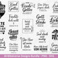 Plotterdatei Bibelverse deutsch - Christliches SVG-Bundle - Jesus Svg - Glaube Svg - Gott Svg - Religiöses Svg - Bibelvers Svg - Cricut Svg