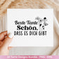 Tante SVG Plotterdatei – Deutsche Sprüche & Herz Designs – Beste Tante Geschenkidee – Laserdatei Cricut Silhouette für Shirt Tasse Beutel
