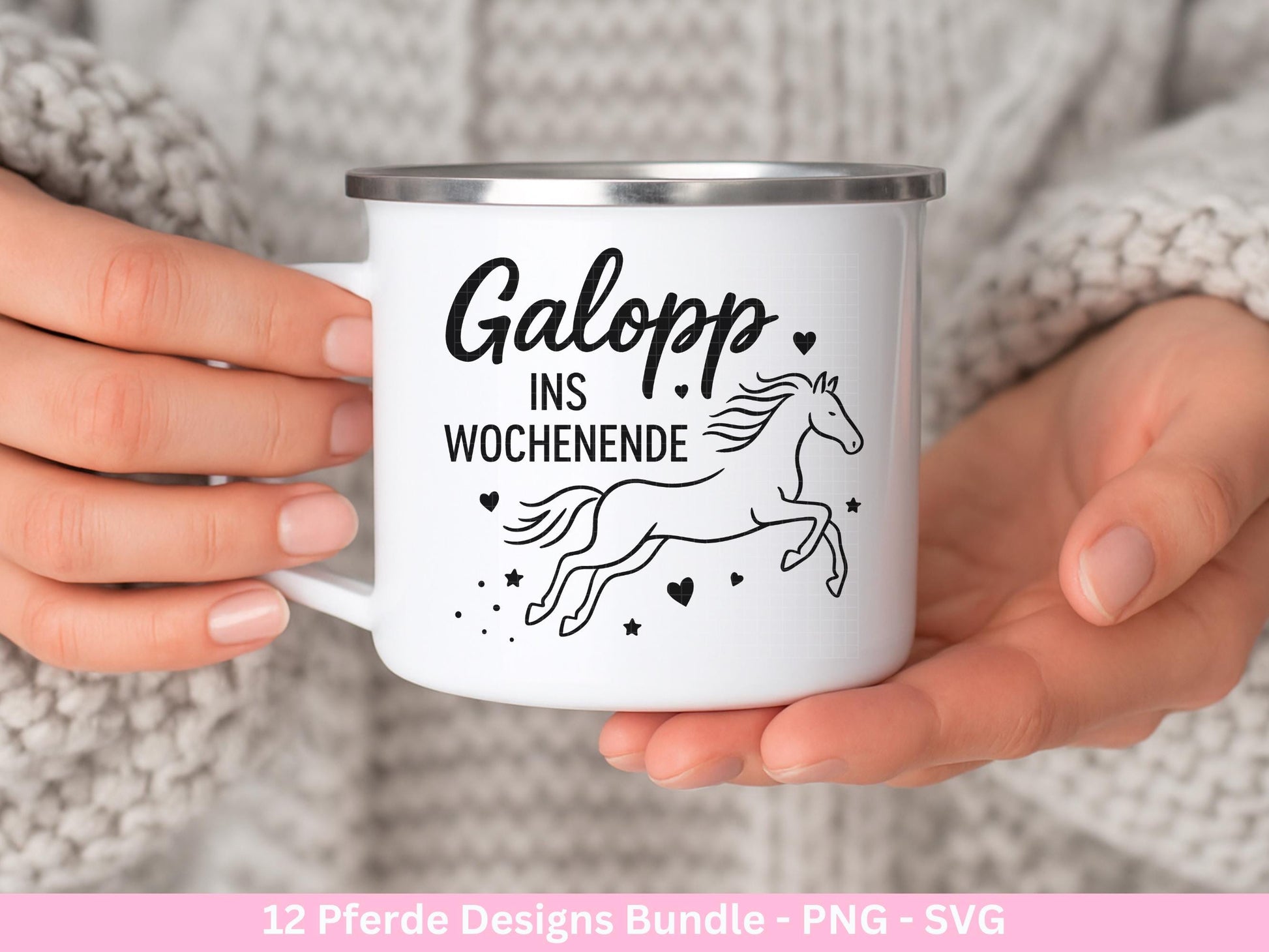 Pferde SVG Plotterdatei – Deutsche Sprüche & Reiter Sprüche – Seelenpferd Hufe Sattel – Laserdatei Cricut Silhouette Geschenk Pferdeliebe
