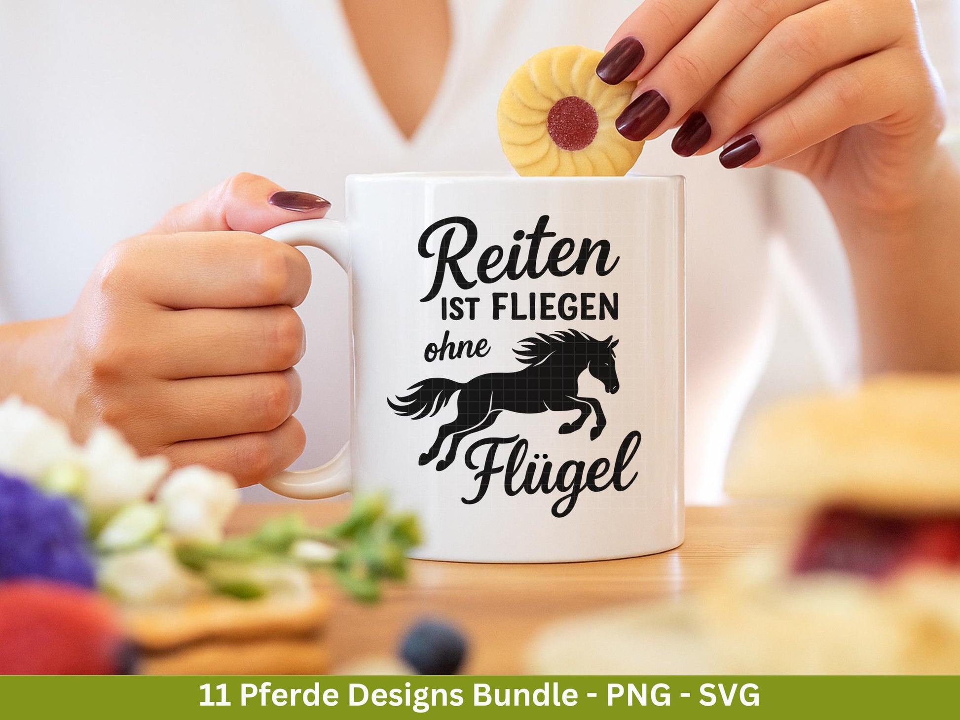 Reiten SVG Plotterdatei – Pferde Sprüche & Stall Liebe Designs – Hufschlag Herz Sattel – Laserdatei Cricut Silhouette Geschenkidee Pferdefan