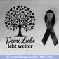 Plotterdatei Trauer - Abschied Svg - Kerzen Sprüche Trauer - Grablichter Sprüche deutsch - Du fehlst svg - Trostlicht svg - Abschied nehmen