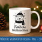 Weihnachten SVG Plotterdatei – Fröhliche Weihnachten Bär – Laserdatei Winter Tiermotiv – Cricut Silhouette Geschenkidee Deko Xmas PNG SVG