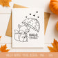 Hallo Herbst Fuchs – Plotterdatei & Laserdatei – Herbst SVG PNG – Sublimation Design – DIY Herbstdeko – Geschenkidee Cricut Silhouette Deko