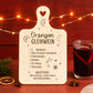 Laserdatei & Plotterdatei Glühwein Rezept – SVG PNG – Weihnachts Gravurdatei für Holzbrett – Winterdeko Geschenkidee DIY Cricut Silhouette