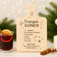 Laserdatei & Plotterdatei Glühwein Rezept – SVG PNG – Weihnachts Gravurdatei für Holzbrett – Winterdeko Geschenkidee DIY Cricut Silhouette