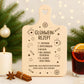 Laserdatei & Plotterdatei Glühwein Rezept – SVG PNG – Weihnachts Gravurdatei für Holzbrett – Winterdeko Geschenkidee DIY Cricut Silhouette