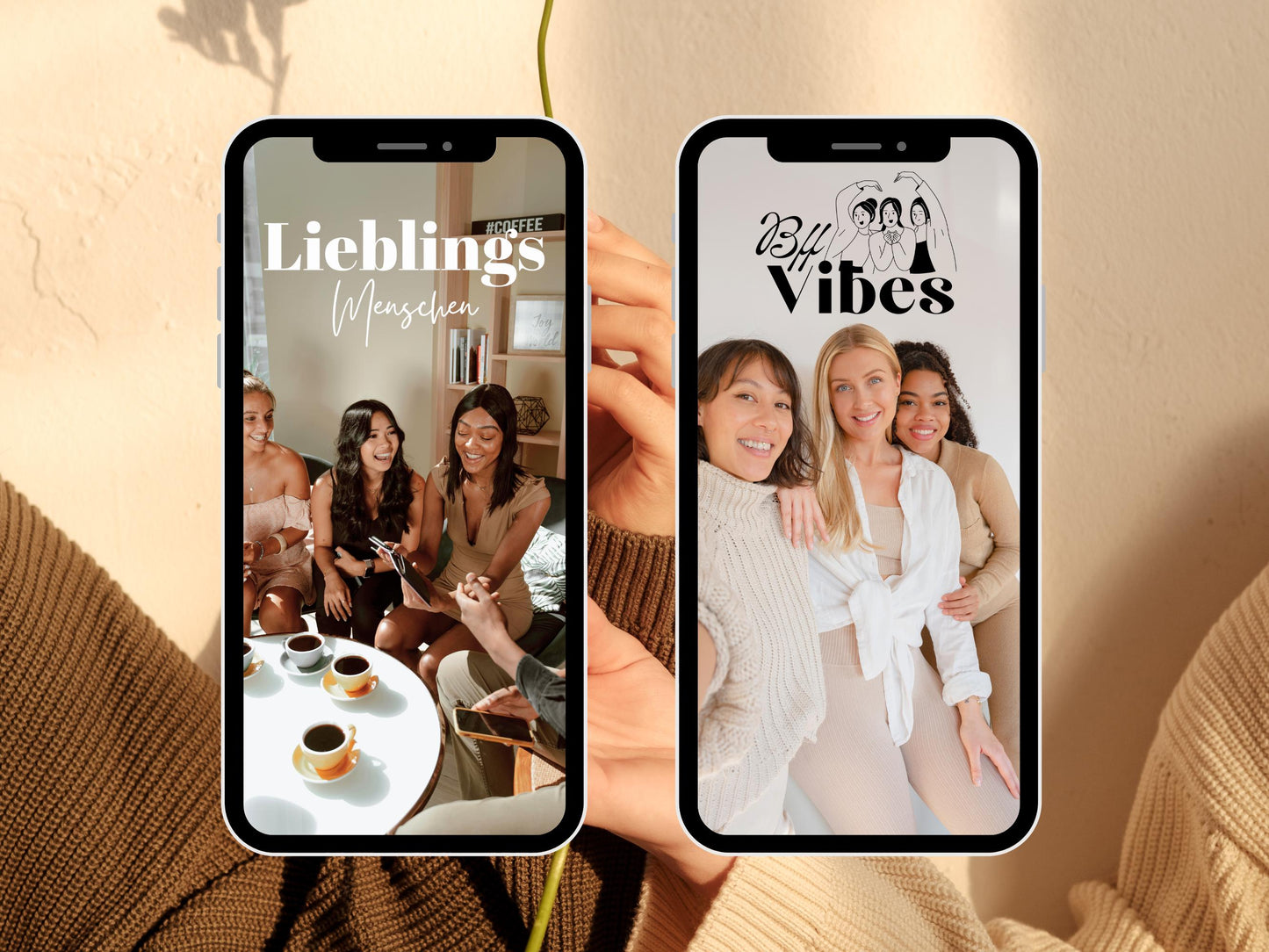 200 Story Sticker Beste Freunde – Instagram Sticker Bundle – Freundschaft Quotes PNG – Insta Stories Deko – BFF Sprüche Freundinnen Vibes
