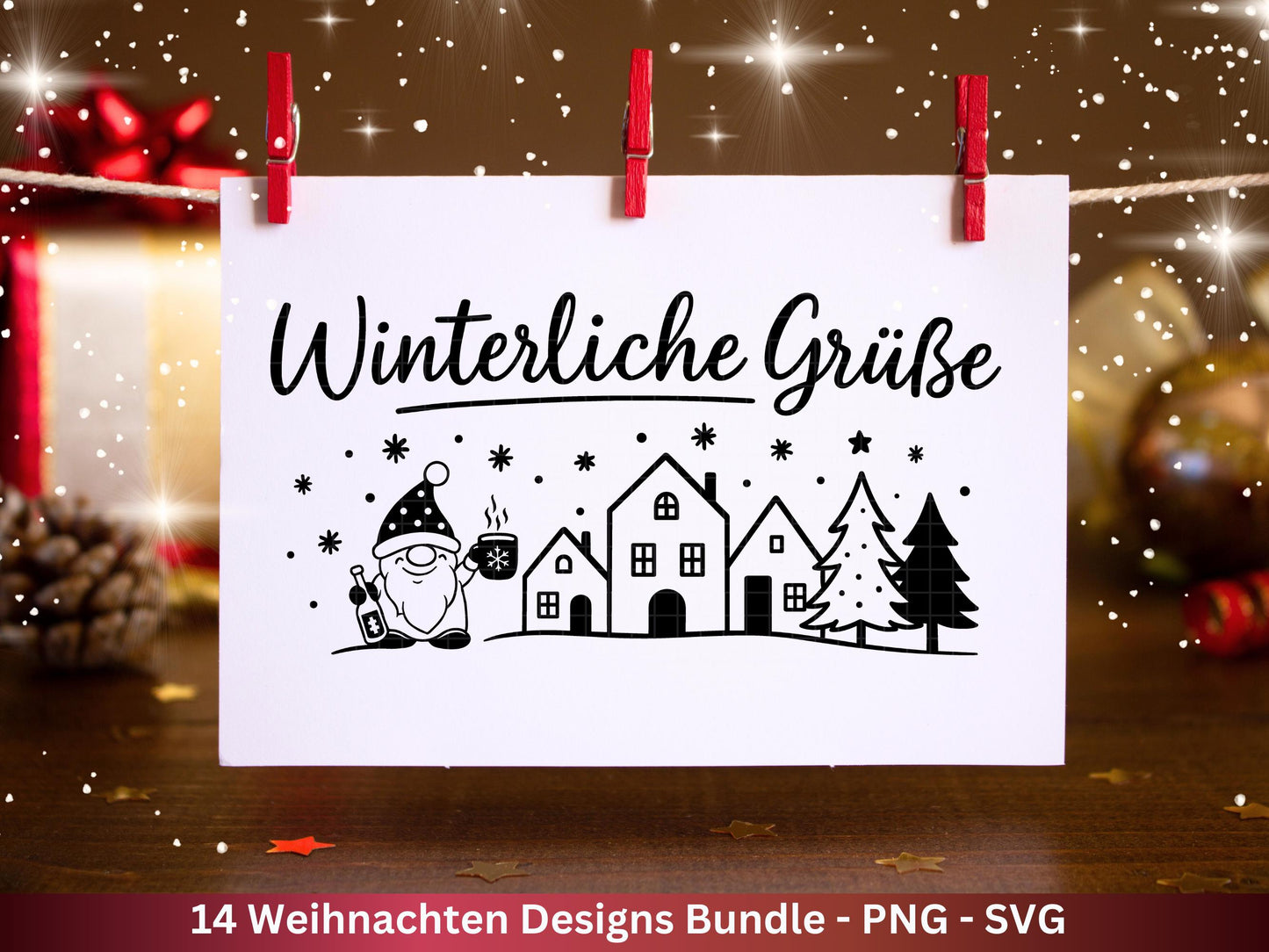 Plotterdatei Weihnachten Svg - Plotterdatei Sprüche - Schriftzüge Weihnachten deutsch - Laserdatei Weihnachten - Cricut Weihnachtsgeschenk
