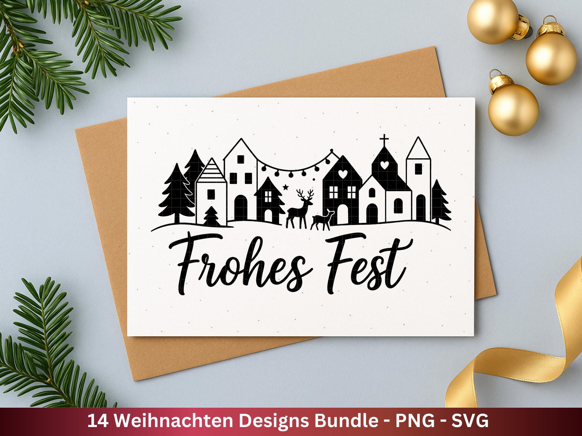 Plotterdatei Weihnachten Svg - Plotterdatei Sprüche - Schriftzüge Weihnachten deutsch - Laserdatei Weihnachten - Cricut Weihnachtsgeschenk