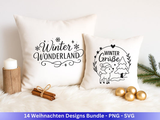Plotterdatei Weihnachten Svg – Deutsche Sprüche Svg – Winter SVG – Laserdatei Weihnachten – Cricut Silhouette - Svg Datei Home - Frohes Fest
