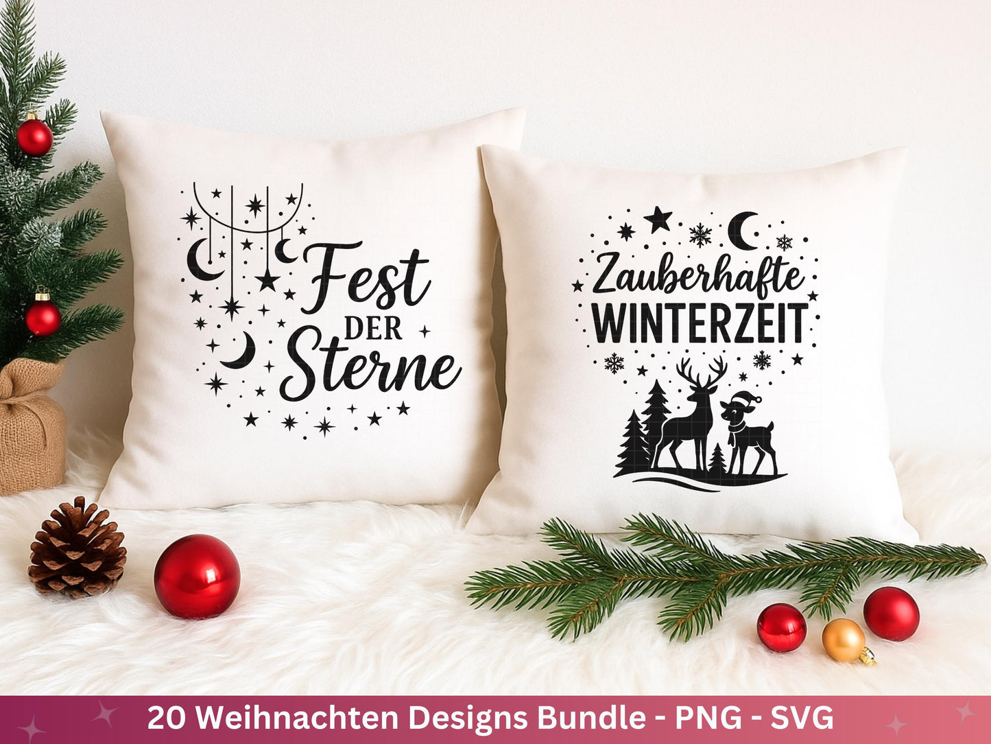 Plotterdatei Weihnachten Svg - Plotterdatei Sprüche - Schriftzüge Weihnachten deutsch - Laserdatei Weihnachten - Cricut Weihnachtsgeschenk