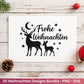 Plotterdatei Weihnachten Svg - Plotterdatei Sprüche - Schriftzüge Weihnachten deutsch - Laserdatei Weihnachten - Cricut Weihnachtsgeschenk