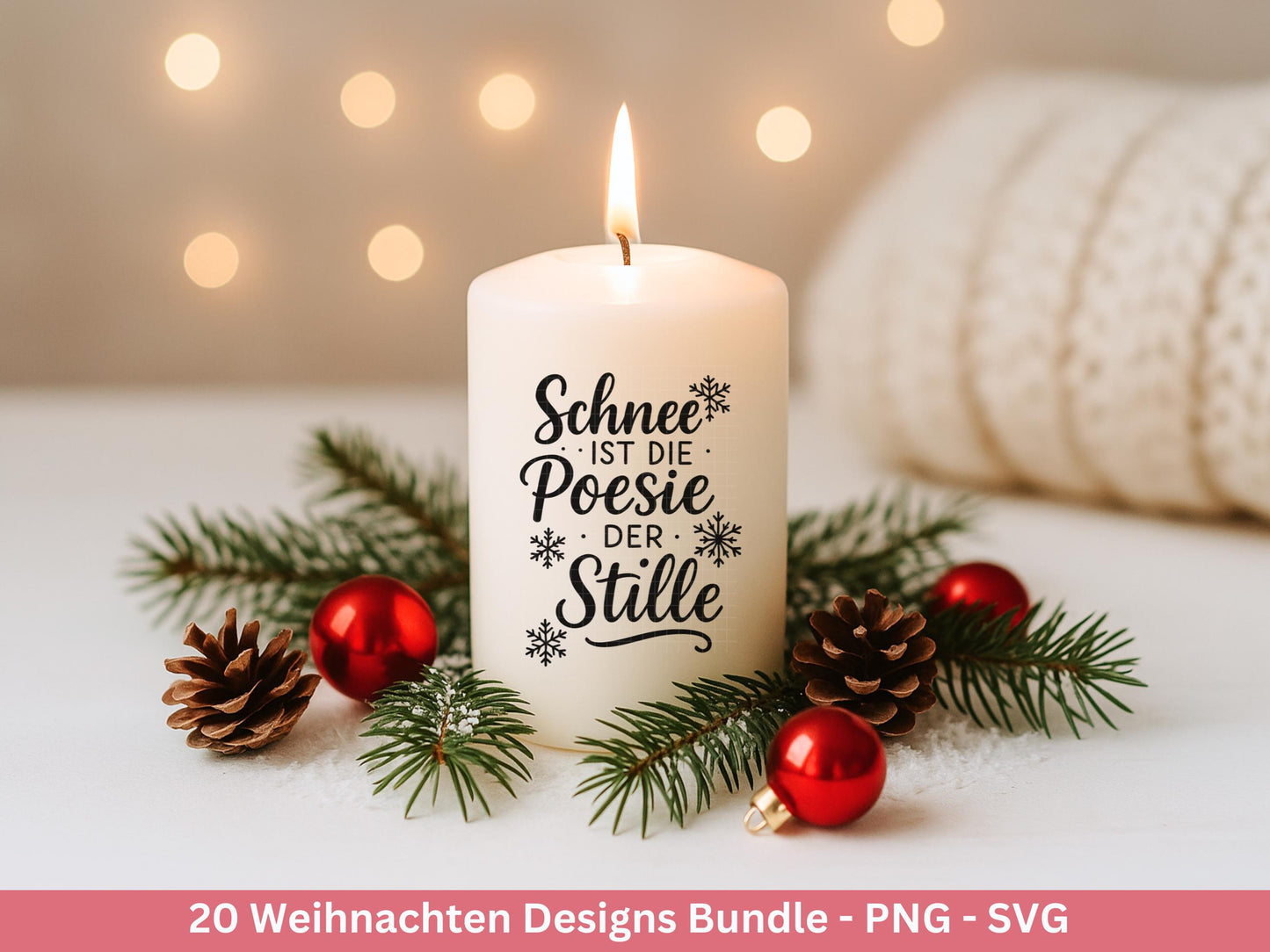 Plotterdatei Weihnachten Svg , Weihnachtshäuser Svg - Weihnachten Laserdatei - Home Svg - Cricut Svg - Winter Svg deutsch - Weihnachtsdeko