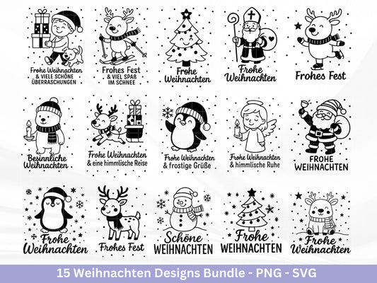 Plotterdatei Weihnachten Svg – Deutsche Sprüche Svg – Winter SVG – Laserdatei Weihnachten – Cricut Silhouette - Svg Datei Home - Frohes Fest