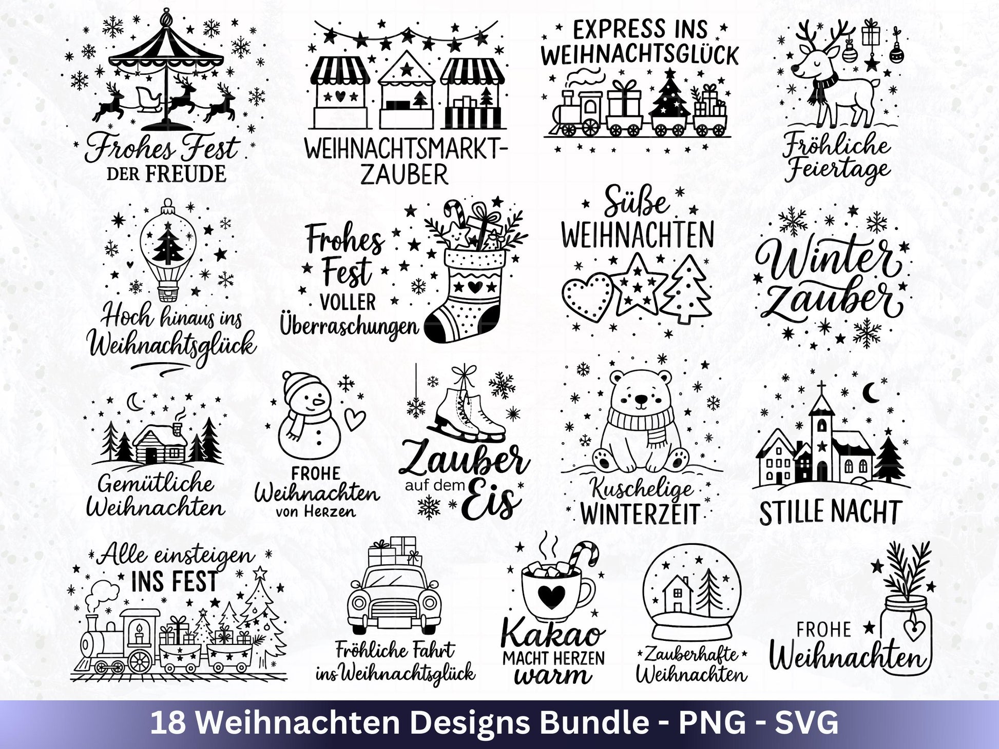 Plotterdatei Weihnachten Svg – Deutsche Sprüche Svg – Winter SVG – Laserdatei Weihnachten – Cricut Silhouette - Svg Datei Home - Frohes Fest