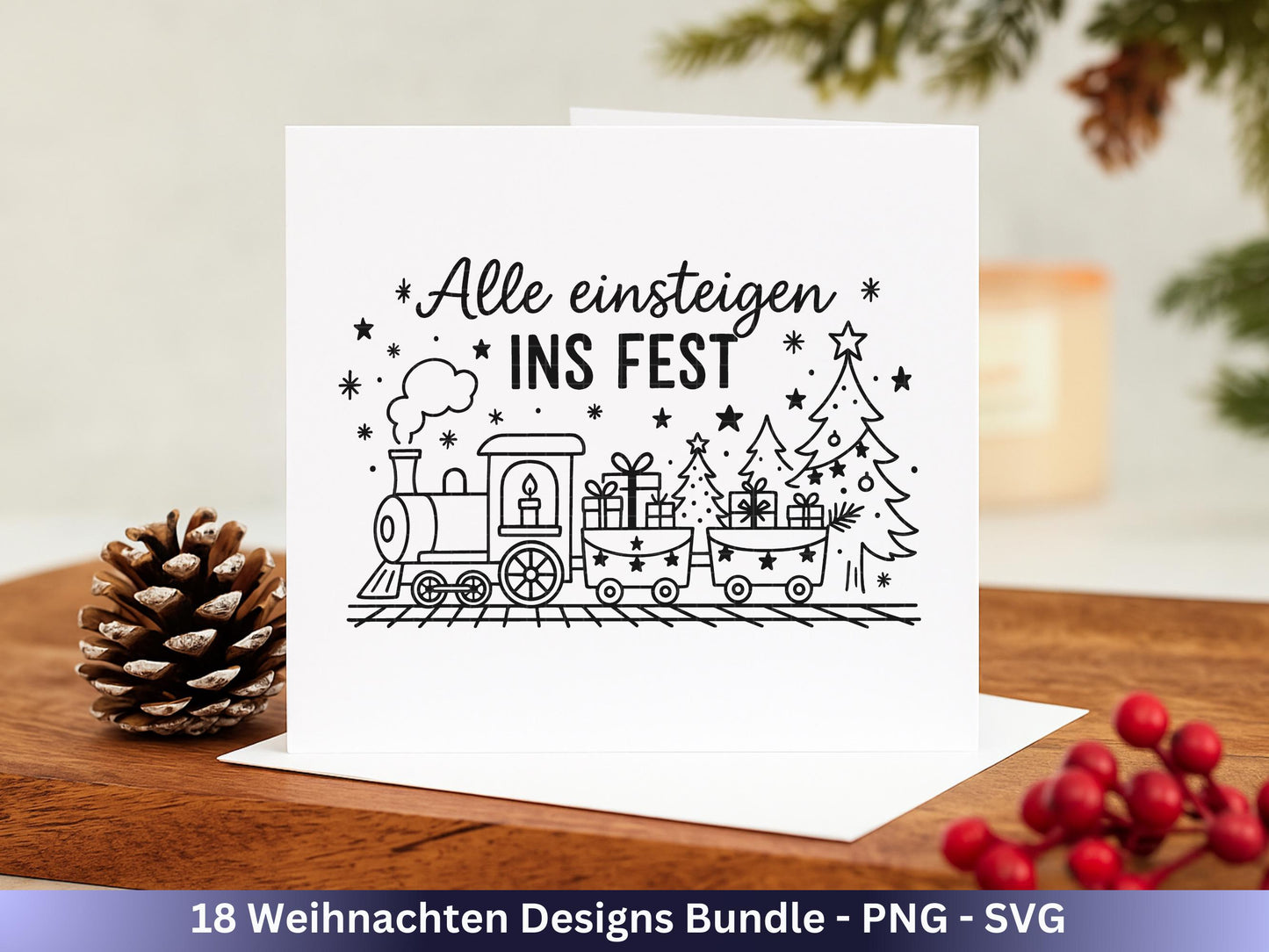 Plotterdatei Weihnachten Svg – Deutsche Sprüche Svg – Winter SVG – Laserdatei Weihnachten – Cricut Silhouette - Svg Datei Home - Frohes Fest