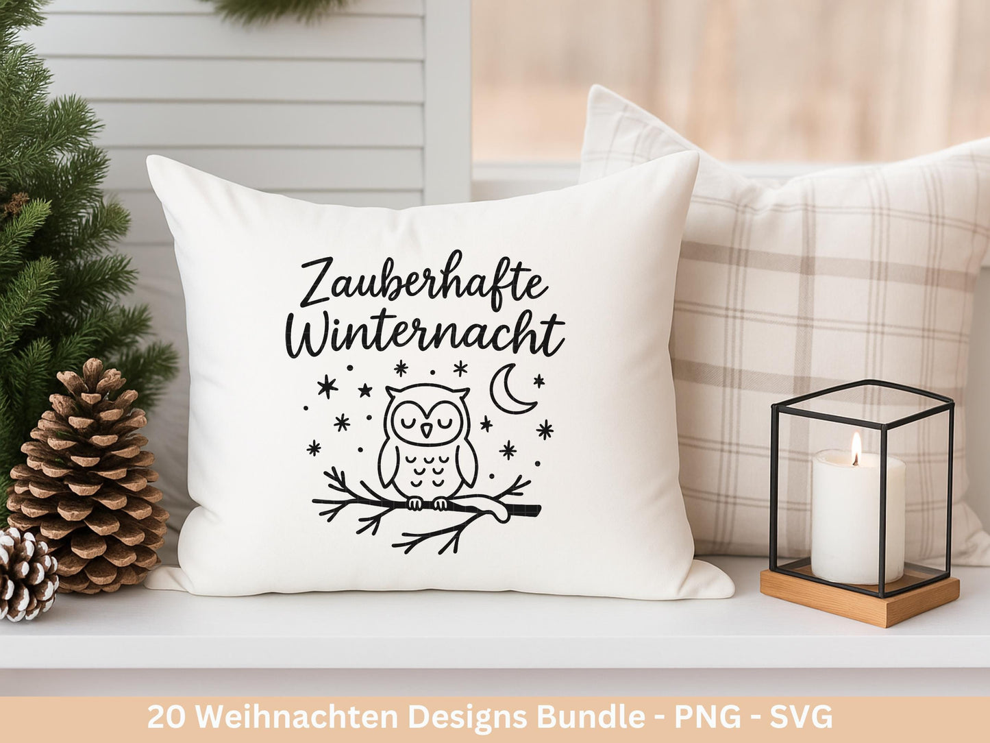 Plotterdatei Weihnachten Svg – Deutsche Schriftzüge Sprüche – Winter SVG – Laserdatei Weihnachten – Cricut Silhouette Svg Datei Home Deko