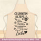 Plotterdatei & Laserdatei Weihnachtsrezepte – Rezepte SVG PNG – Glühwein Lebkuchen Bratapfel Winterpunsch – Weihnachten Geschenk Cricut