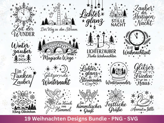 Plotterdatei Weihnachten Svg – Deutsche Sprüche Svg – Winter SVG – Laserdatei Weihnachten – Cricut Silhouette - Svg Datei Home - Frohes Fest
