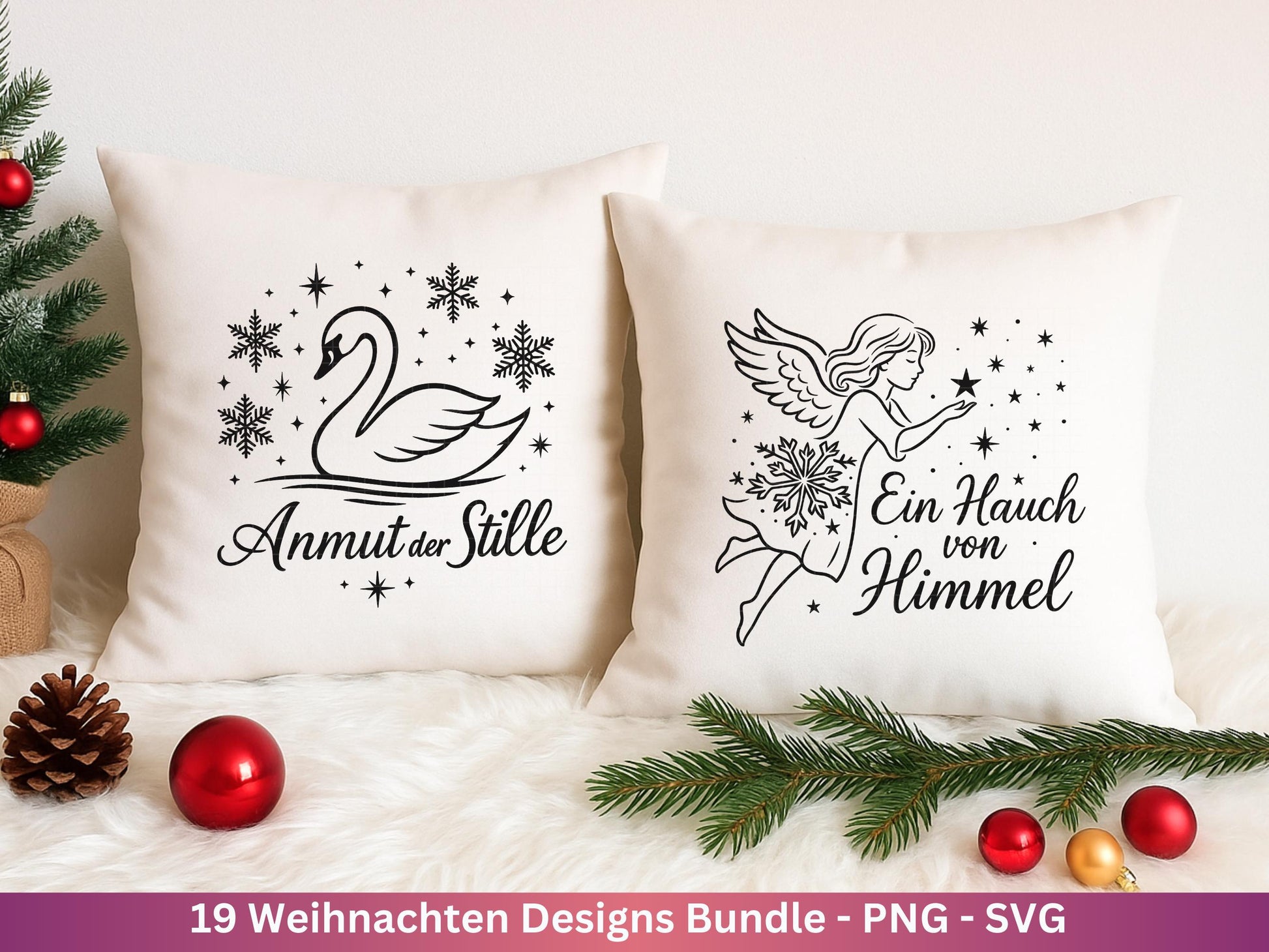 Plotterdatei Weihnachten Svg – Deutsche Sprüche Svg – Winter SVG – Laserdatei Weihnachten – Cricut Silhouette - Svg Datei Home - Frohes Fest